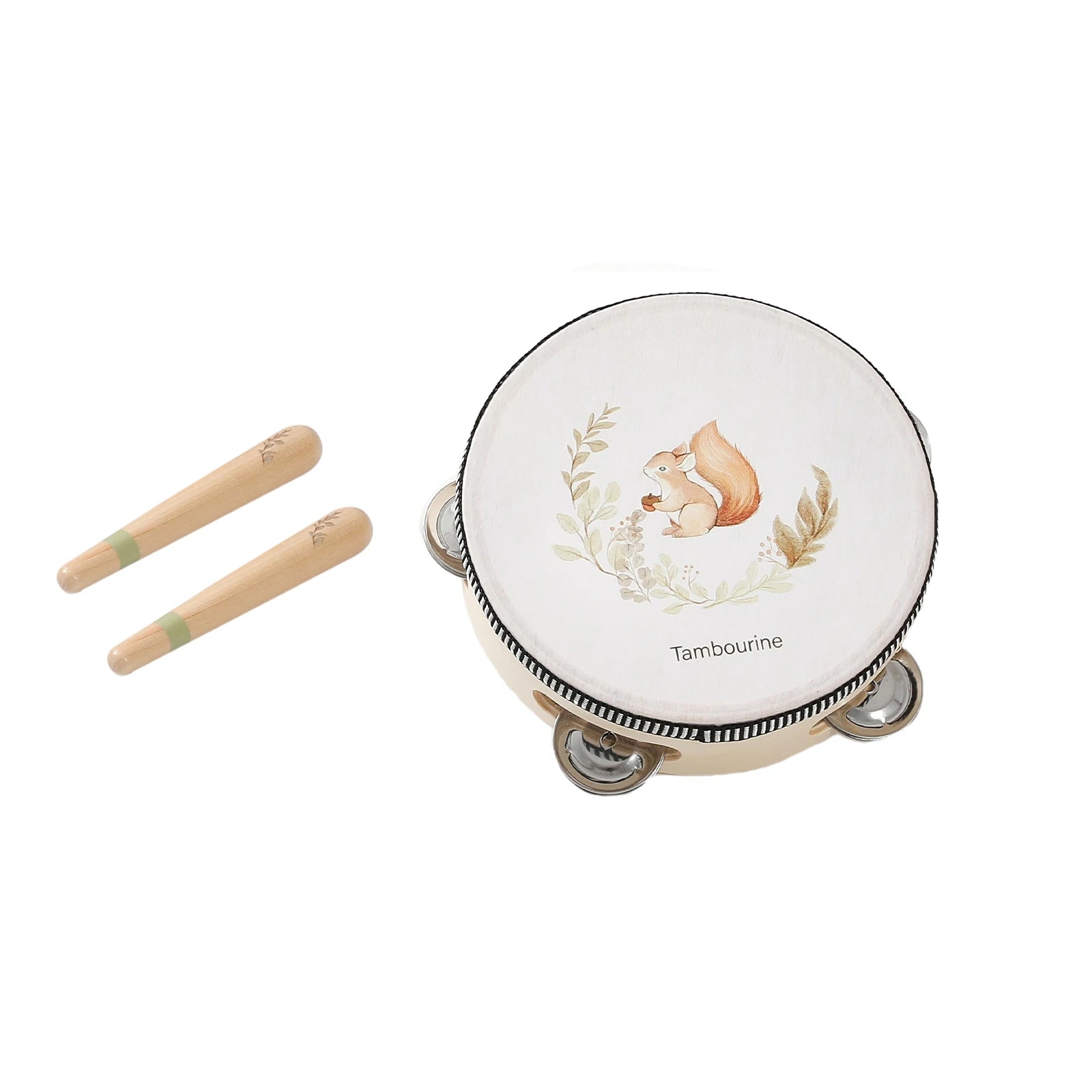 Instrumentos Musicais Educativos — Percussão em Madeira para Bebês