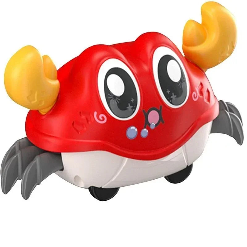 Caranguejo Interativo que Engatinha — Brinquedo Sensorial para Bebês