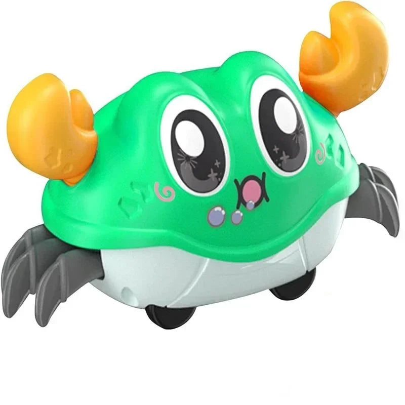 Caranguejo Interativo que Engatinha — Brinquedo Sensorial para Bebês