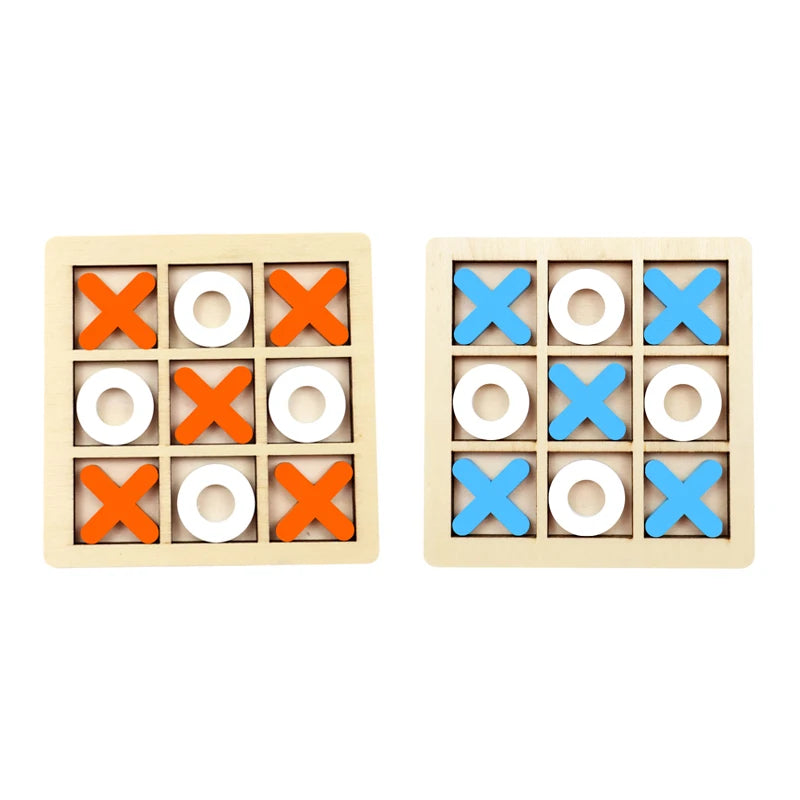 Jogo de Xadrez Montessori de Madeira — Quebra-Cabeça Interativo para Crianças