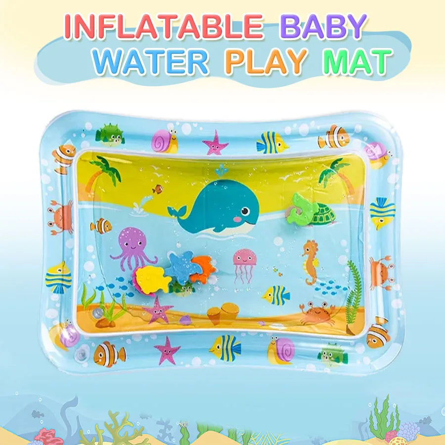 Tapete Aquático Inflável para Bebês — Estimulação Sensorial