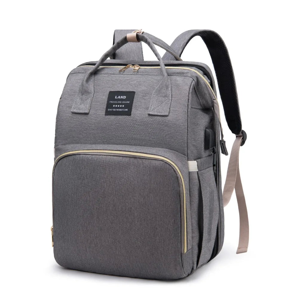 Mochila Maternidade com Berço Dobrável Integrado